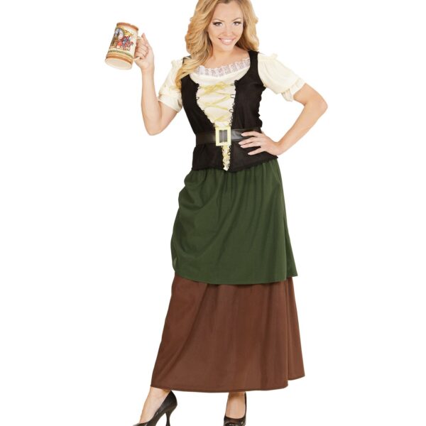 costume da locandiera medievale