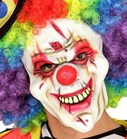 maschera da killer clown