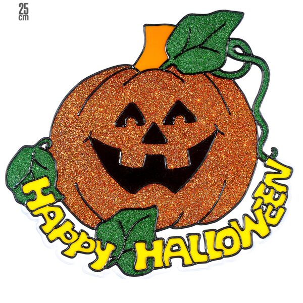 vetrofania zucca happy halloween