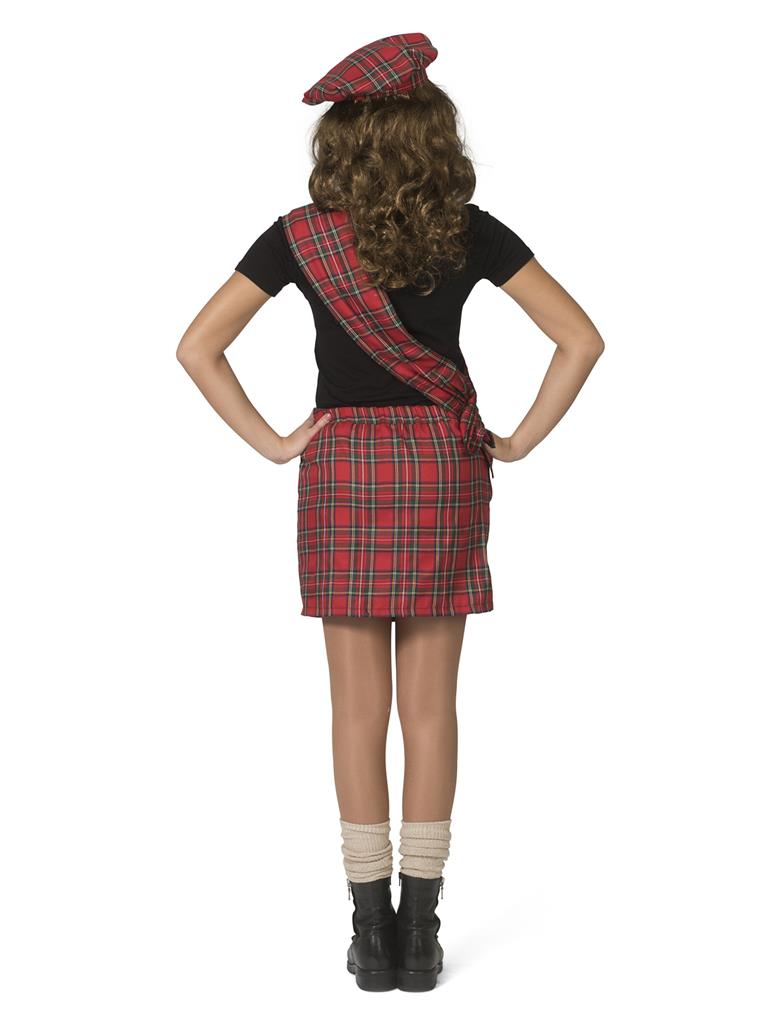 costume da scozzese rosso