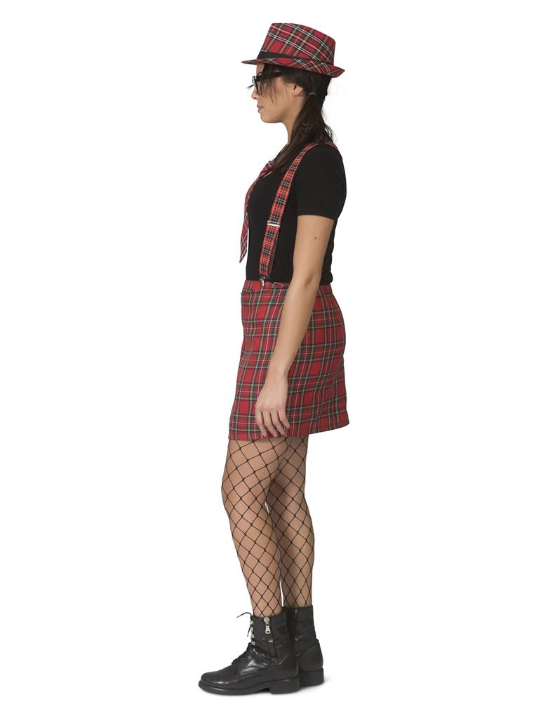costume da scozzese rosso