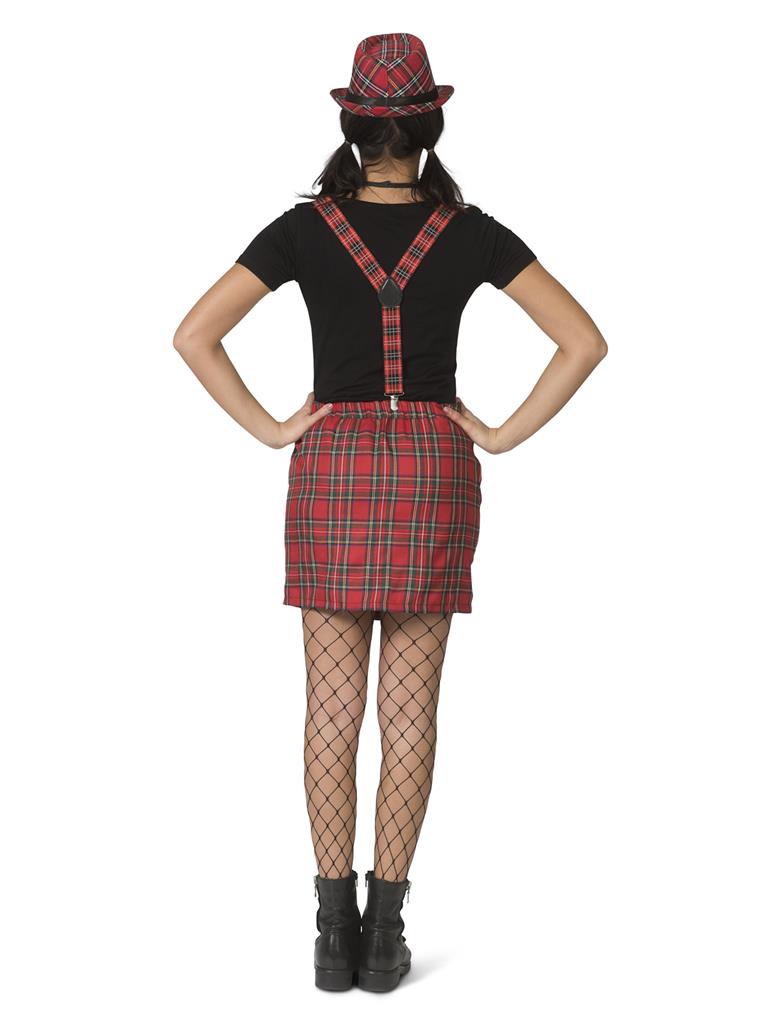 costume da scozzese rosso