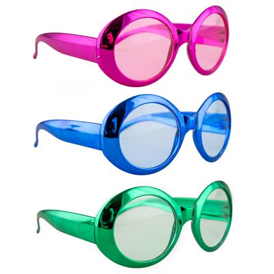 occhiali disco retrò colori assortiti