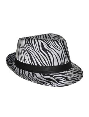 cappello da gangster zebrato