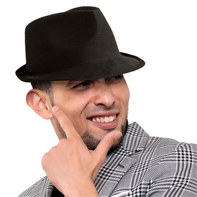 cappello da gangster nero