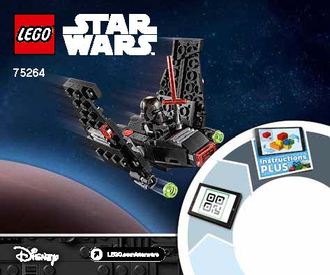 lego star wars microfighter shuttle di kylo ren