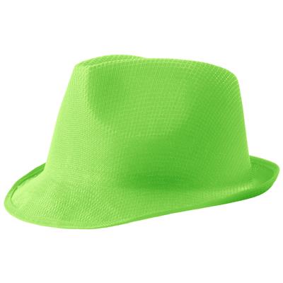 cappello verde da gangster fluorescente