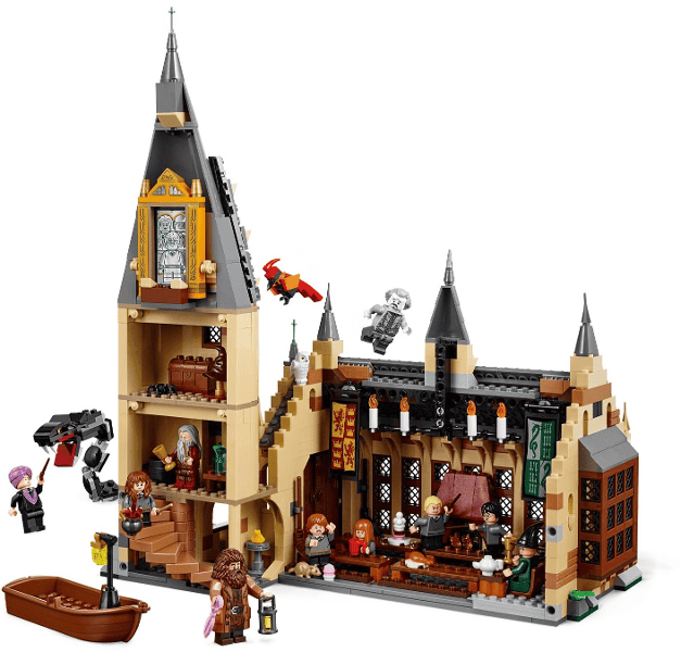 lego harry potter la sala grande di hogwarts