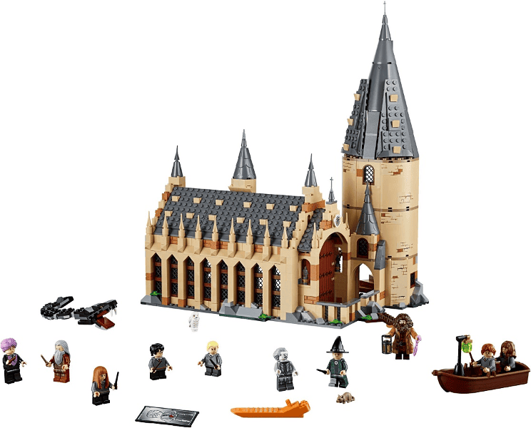 lego harry potter la sala grande di hogwarts