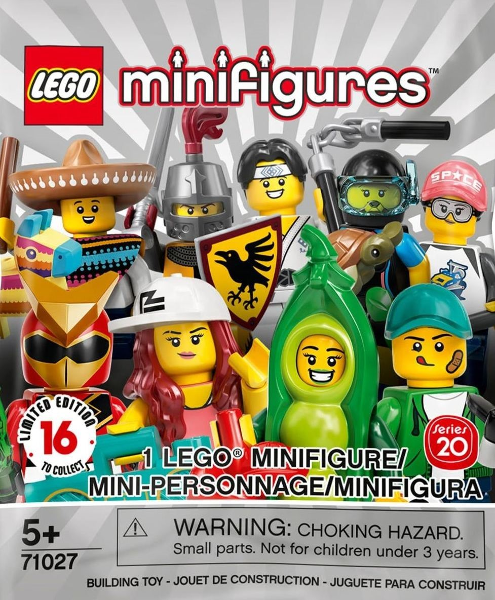 lego minifigures serie 20 ninjago