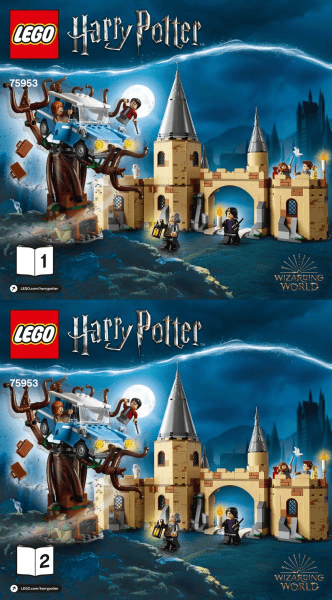 lego harry potter il platano picchiatore di hogwarts