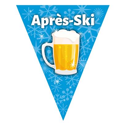 festone bandierina con boccali di birra