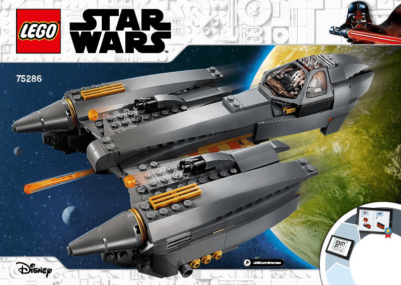 lego star wars starfightertm del generale grievous