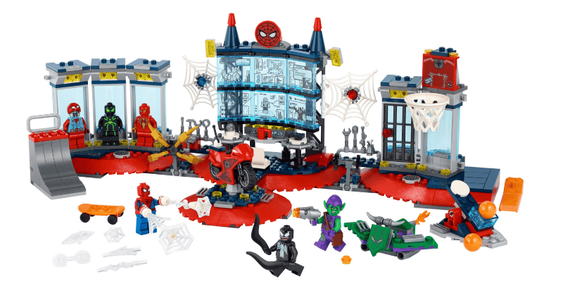 lego marvel superheroes attacco al covo del ragno