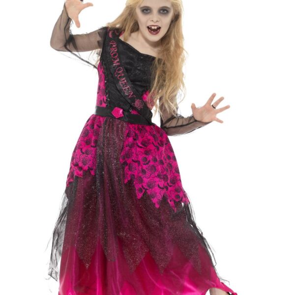 costumi da zombie,zombie,costume da bambina per halloween,costume da reginetta del ballo,regina,halloween