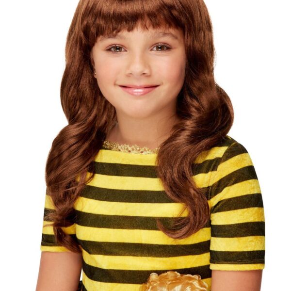 santoro,parrucche santoro,parrucche per bambine,parrucche bambine,parrucca castana da bambina,parrucca castana,parrucca con frangia,santoro bee-loved