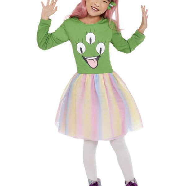 costume da aliena,costumi per bambine,alieni,costumi dello spazio,creature spaziali,costumi di halloween