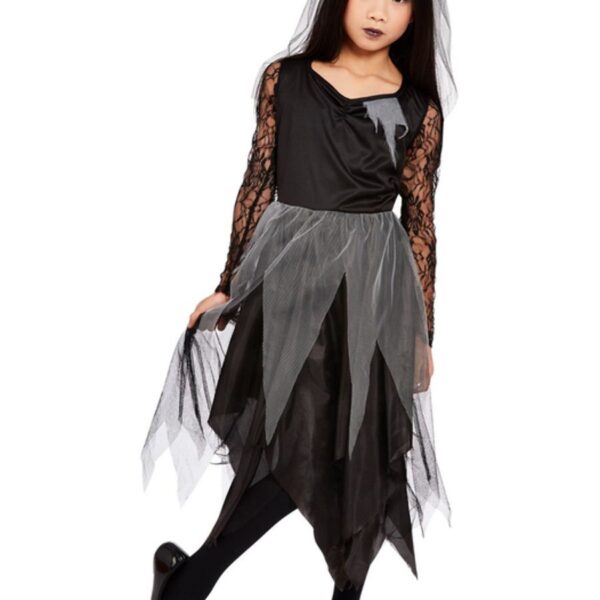 costume da vedova nera,vedova nera,costume da vedova nera per bambine,costumi di halloween per bambine,costumi per bambine