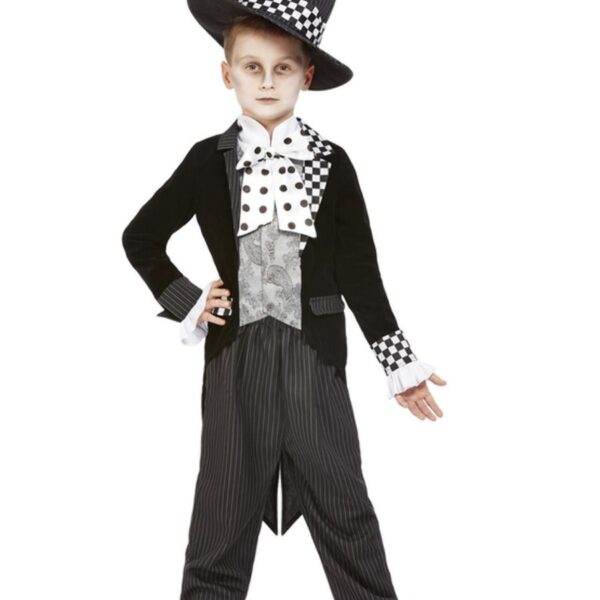 cappellaio matto,costume da cappellaio matto oscuro,costume da cappellaio per bambini,costume di halloween per bambini,costumi di halloween