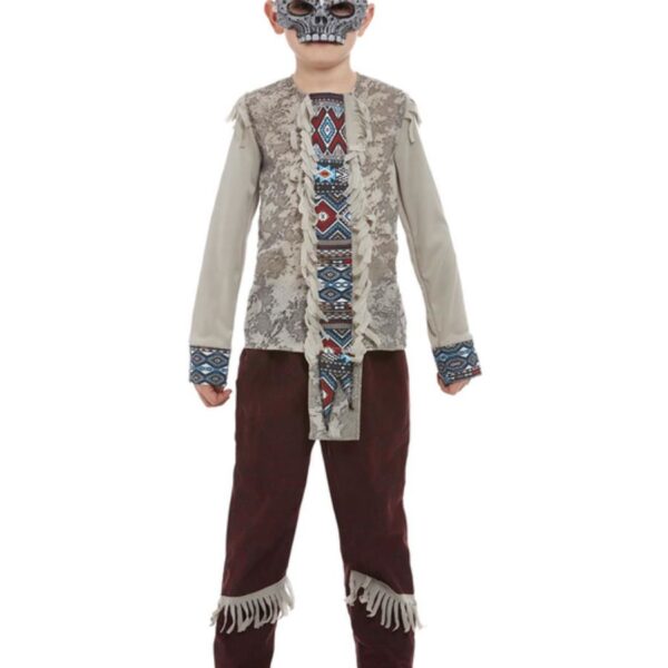 costume da indiano scheletro,costume da scheletro,costume da indiano,costume di halloween per bambini,costumi di halloween