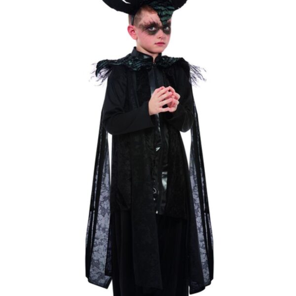 costume da rè,costume da rè nero,costume da rè dei corvi,costume da rè per bambini,costume di halloween per bambini,costumi per bambini