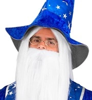occhiali da babbo natale ovali