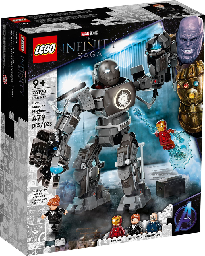LEGO Marvel Iron Man Sakaariano di Tony Stark, da Action Figure ad