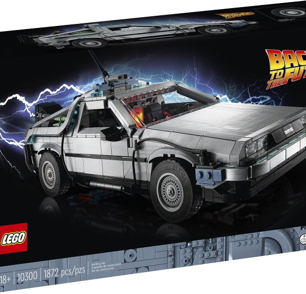 lego icons macchina del tempo ritorno al futuro