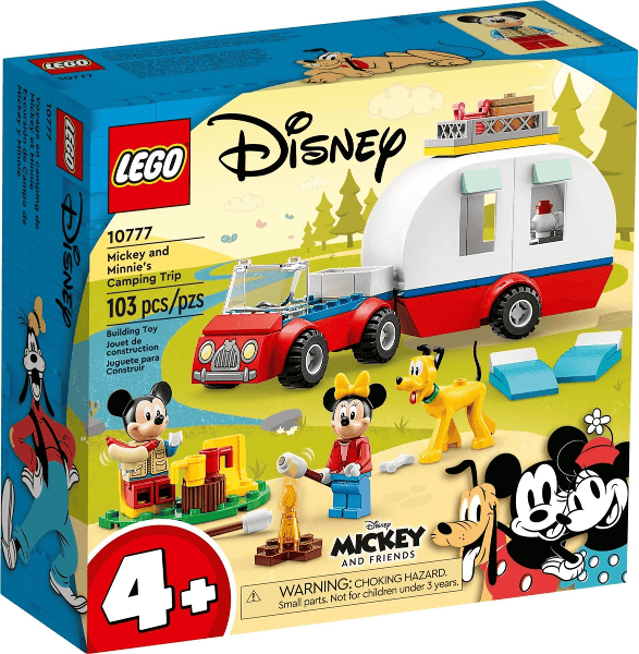 lego disney mickey vacanza in campeggio con topolino e minnie