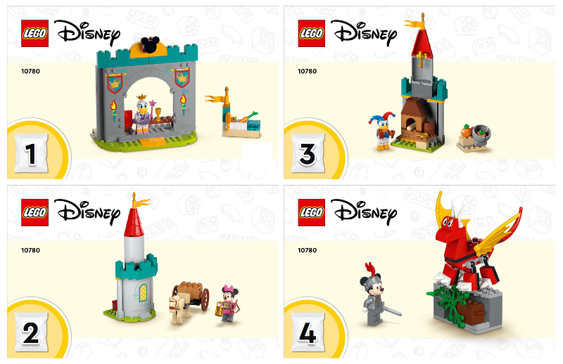 lego disney mickey topolino e i suoi amici paladini del castello
