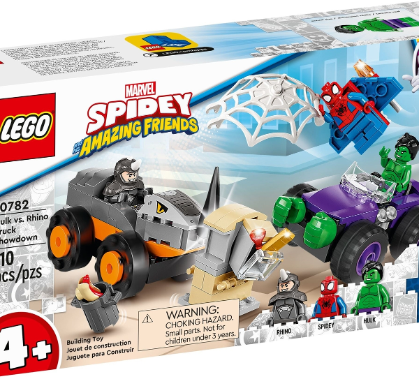 lego amazing spidey resa dei conti tra hulk e rhino