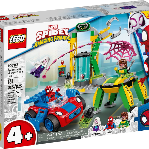 lego amazing spidey spider man al laboratorio di doctor octopus