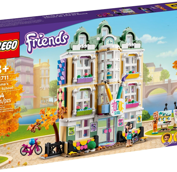 lego friends la scuola d’arte di emma