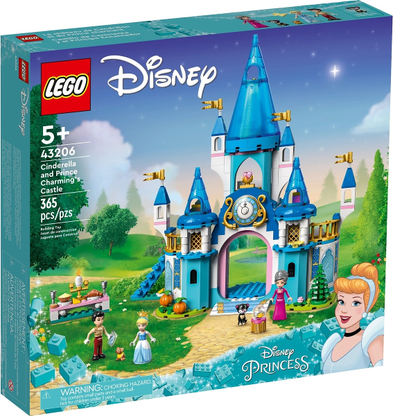 lego disney princess il castello di cenerentola e del principe azzurro