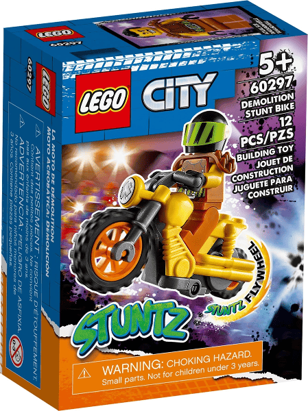 lego city stunt bike da demolizione