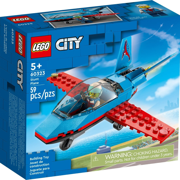 lego city aereo acrobatico