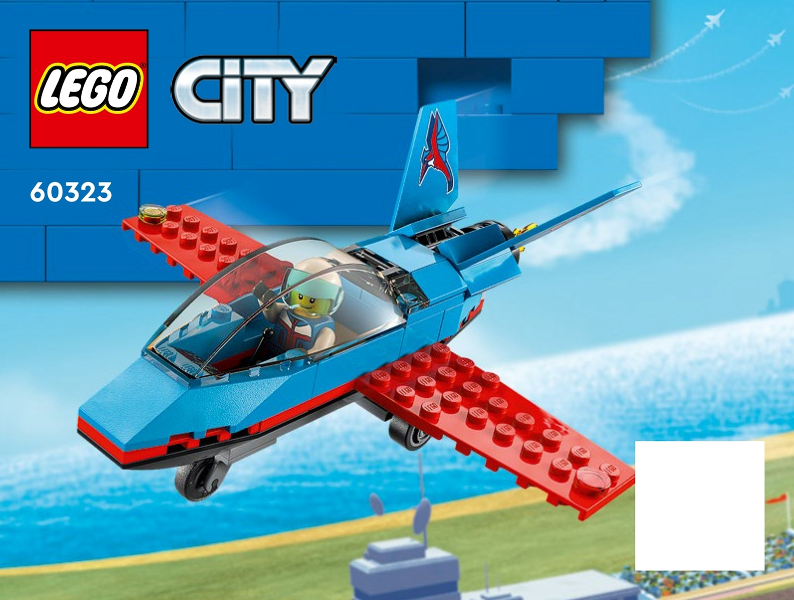 LEGO 60323 - Aereo acrobatico LEGO