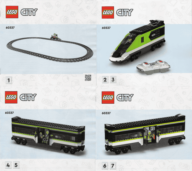 lego city treno passeggeri espresso