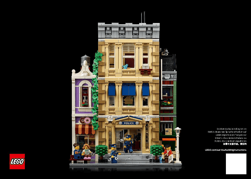 lego creator expert stazione di polizia
