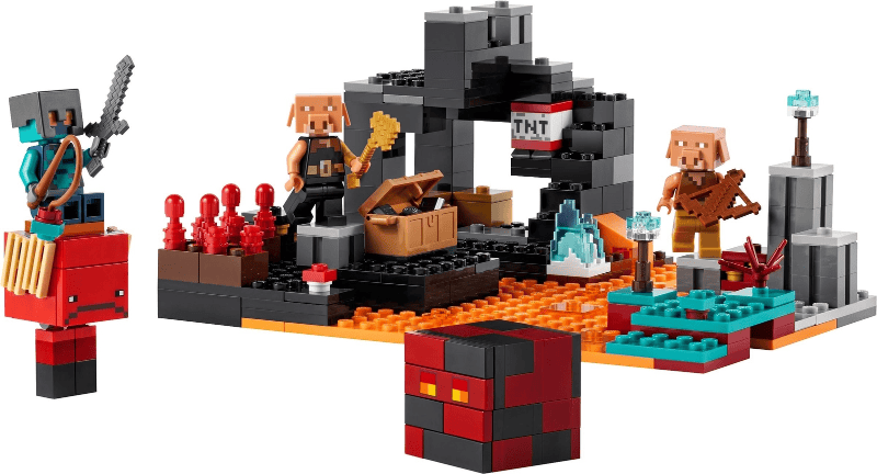 lego minecraft il bastione del nether