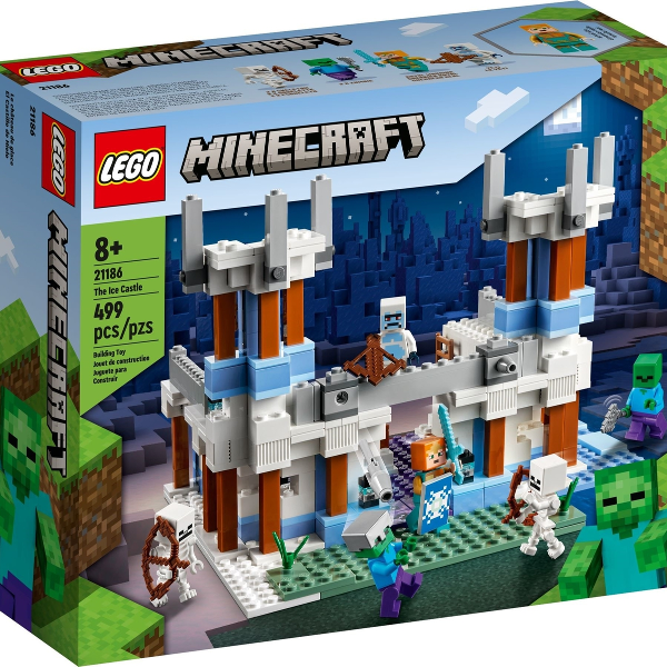 lego minecraft il castello di ghiaccio