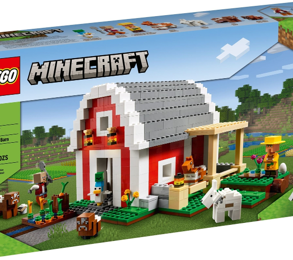 lego minecraft il fienile rosso