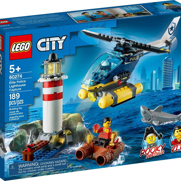 lego city arresto al faro della polizia
