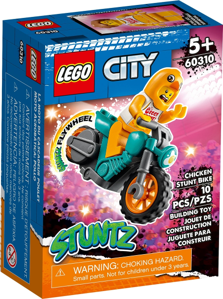 lego city stunt bike della gallina