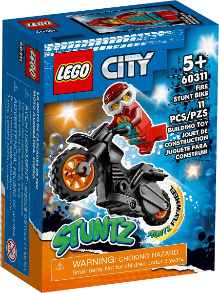 lego city stunt bike antincendio