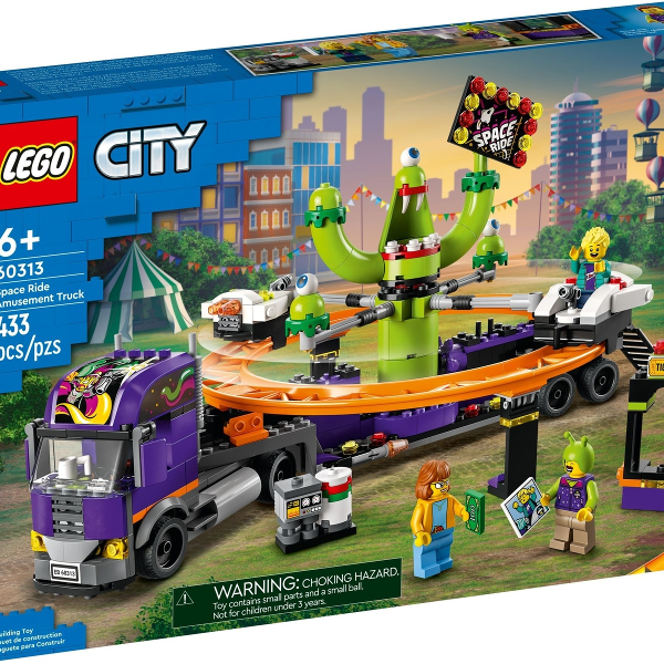 lego city il camion della giostra spaziale