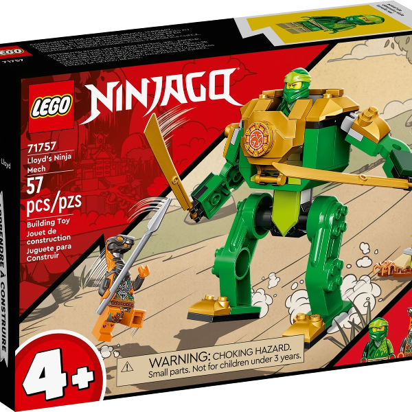 lego ninjago mech ninja di lloyd
