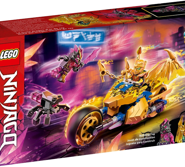 lego ninjago moto drago d’oro di jay
