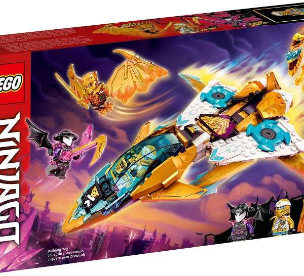 lego ninjago il jet dragone d'oro di zane