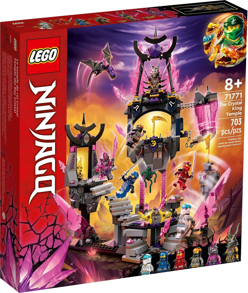 lego ninjago il tempio del re dei cristalli